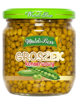 Groszek konserwowy w słoiku - WALDIBEN - 285g